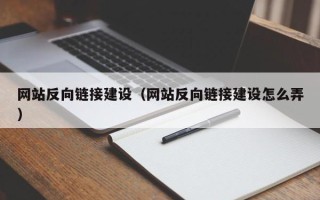定西网站反向链接建设（网站反向链接建设怎么弄）